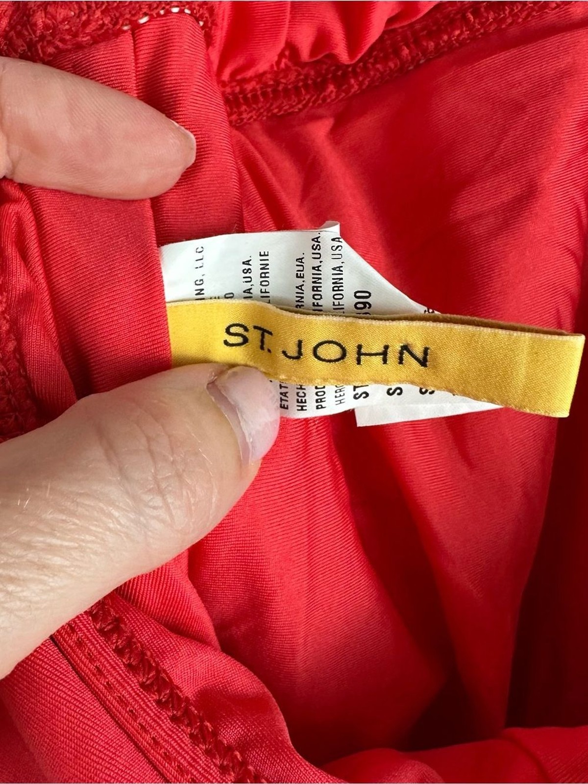 St. John Halter One-Piece Swimsuit