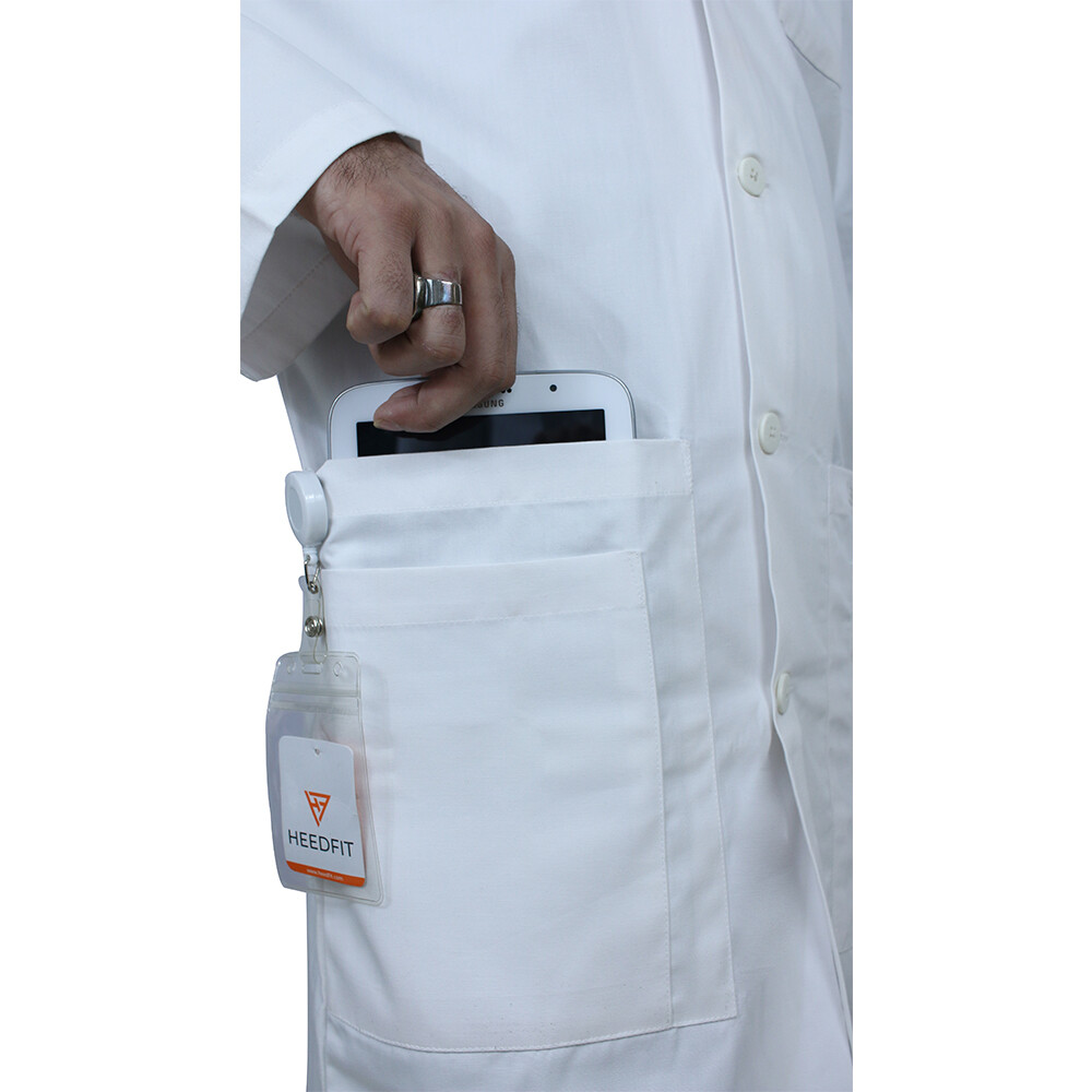 Panda Uniform By Heedfit Professional Unisex White Lab coat 38″ FREE SHIPPING!