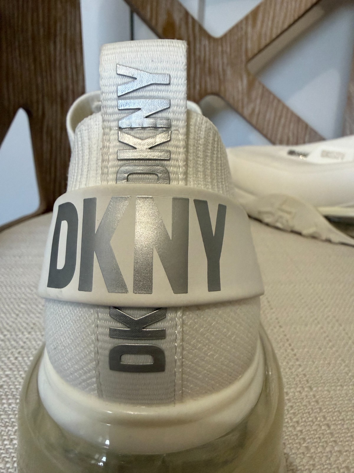 Brand New DKNY White sneakers