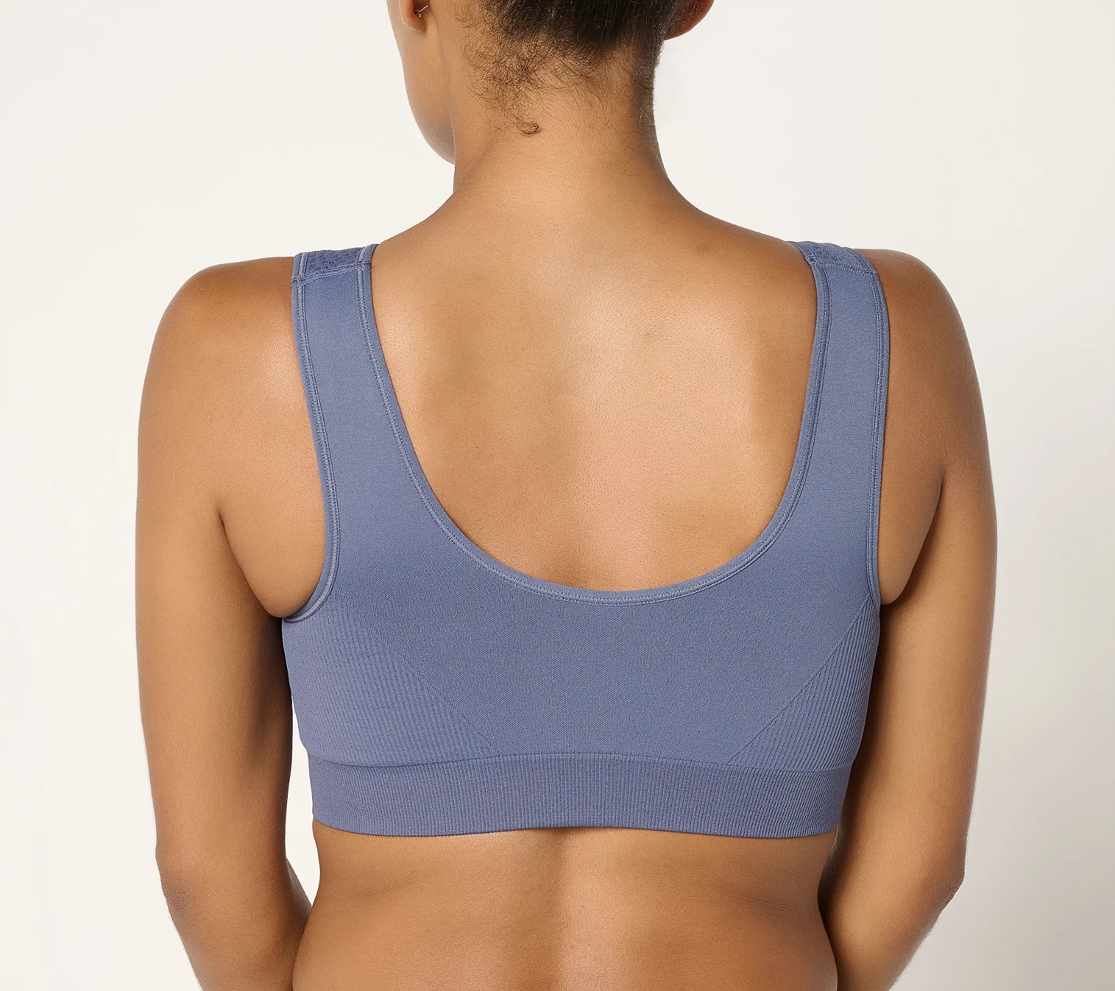Breezies~Jacquard Back Smoothing Wirefree Bra~X-Large~Mink~A692700~Foam Cup