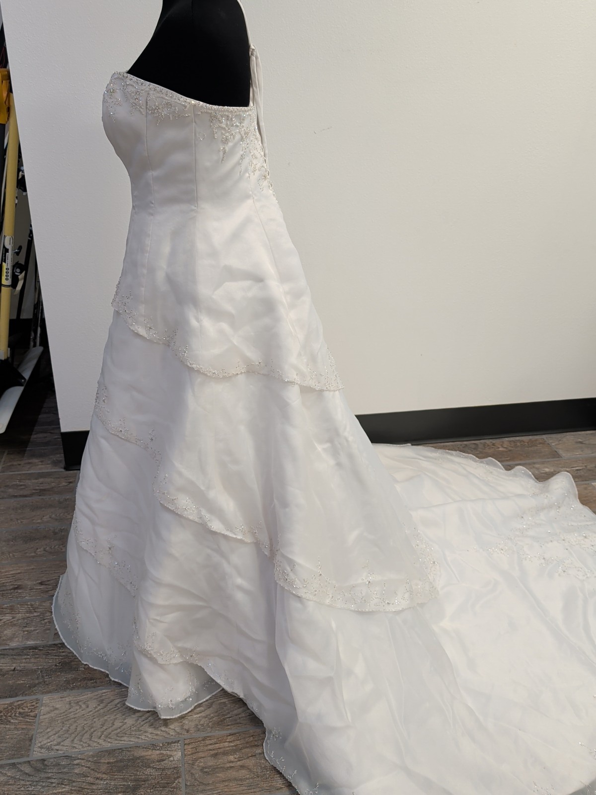 morilee Mori Lee by Madeline Gardner Strapless Tiered Wedding Dress Prom Gown 20