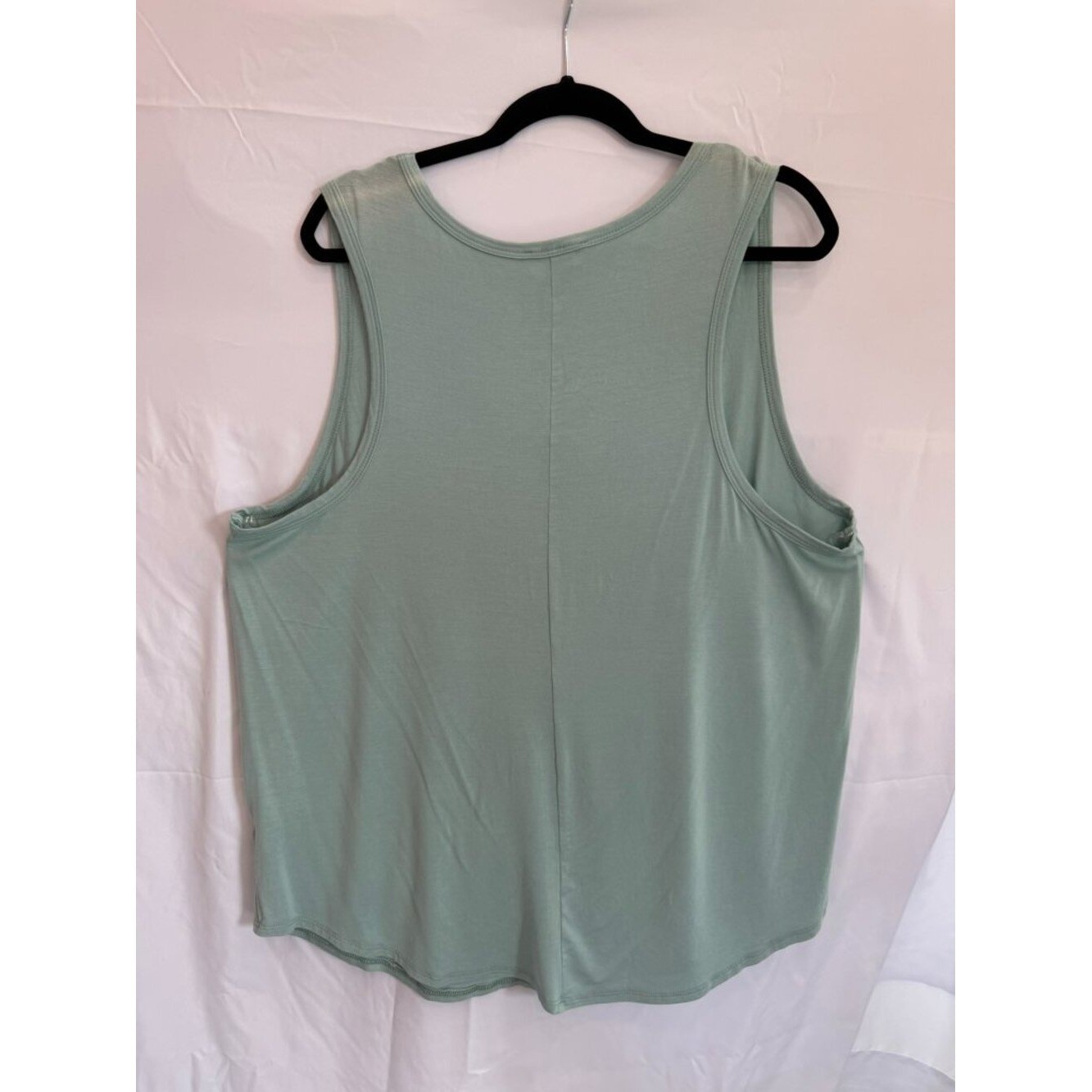 Plus Size Sage Green Tank Top — 3XL, Flowy, Super Soft