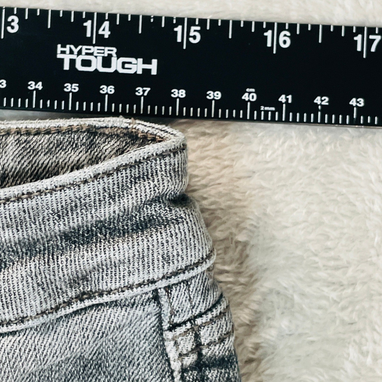 Judy Blue Jeans Womens 27 Grey Skinny Fit High Rise Acid Wash Denim Pants