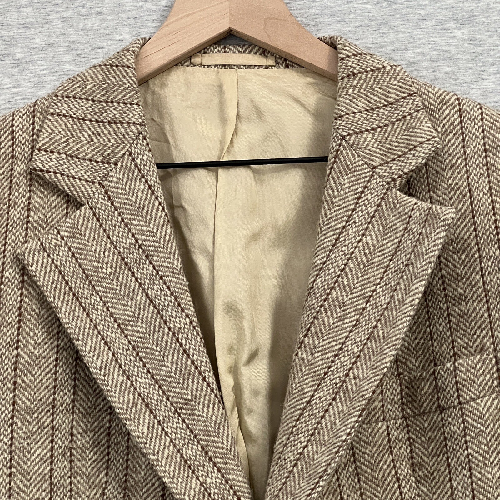 Vintage Jacket Mens 38 40 British 60s 70s Carnaby St Tweed Suit Irvine Sellars