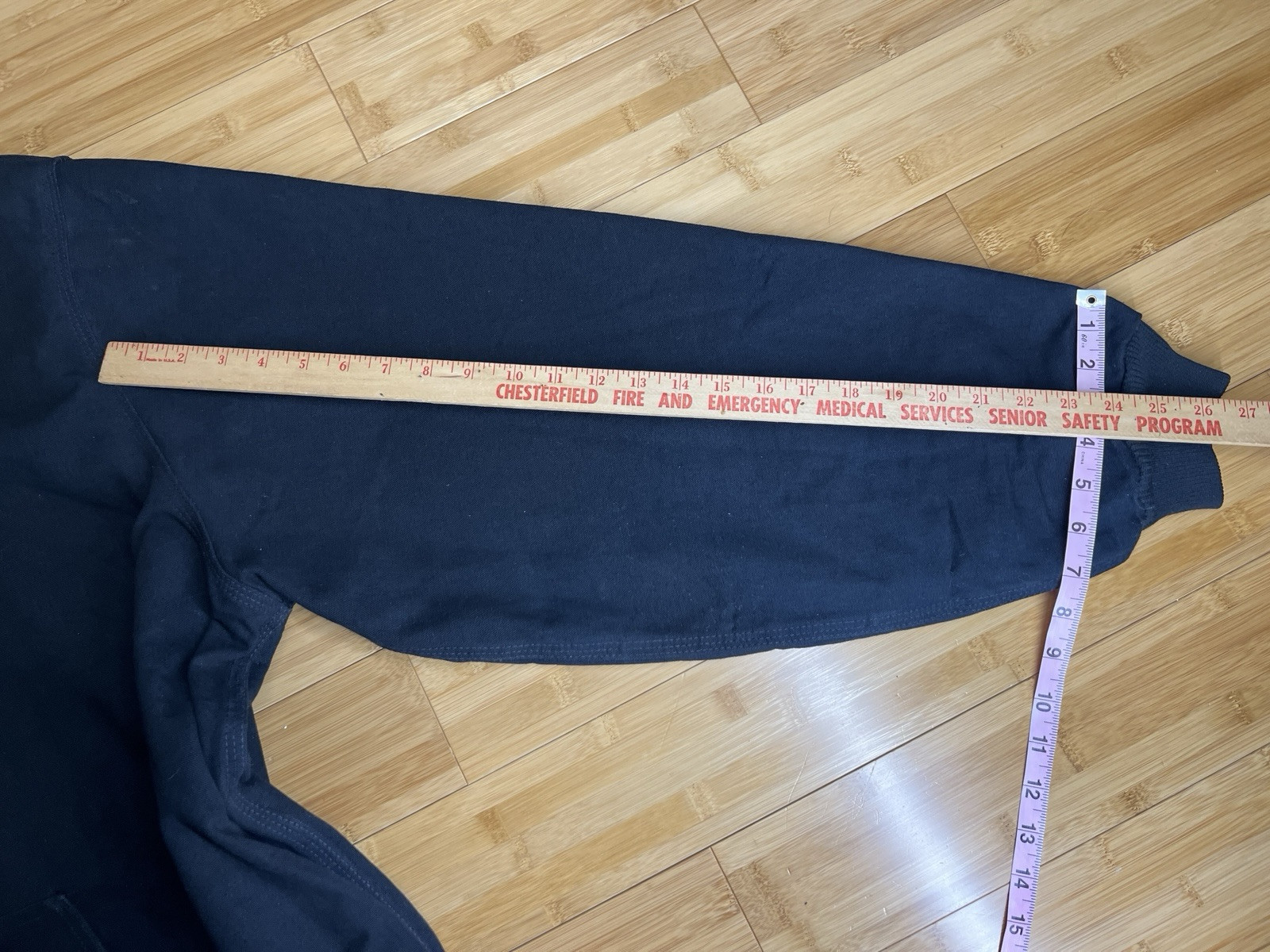 Carhartt Men’s Full-zip lined Hooded Black Canvas Jacket J131, USA|Size:3XL Tall