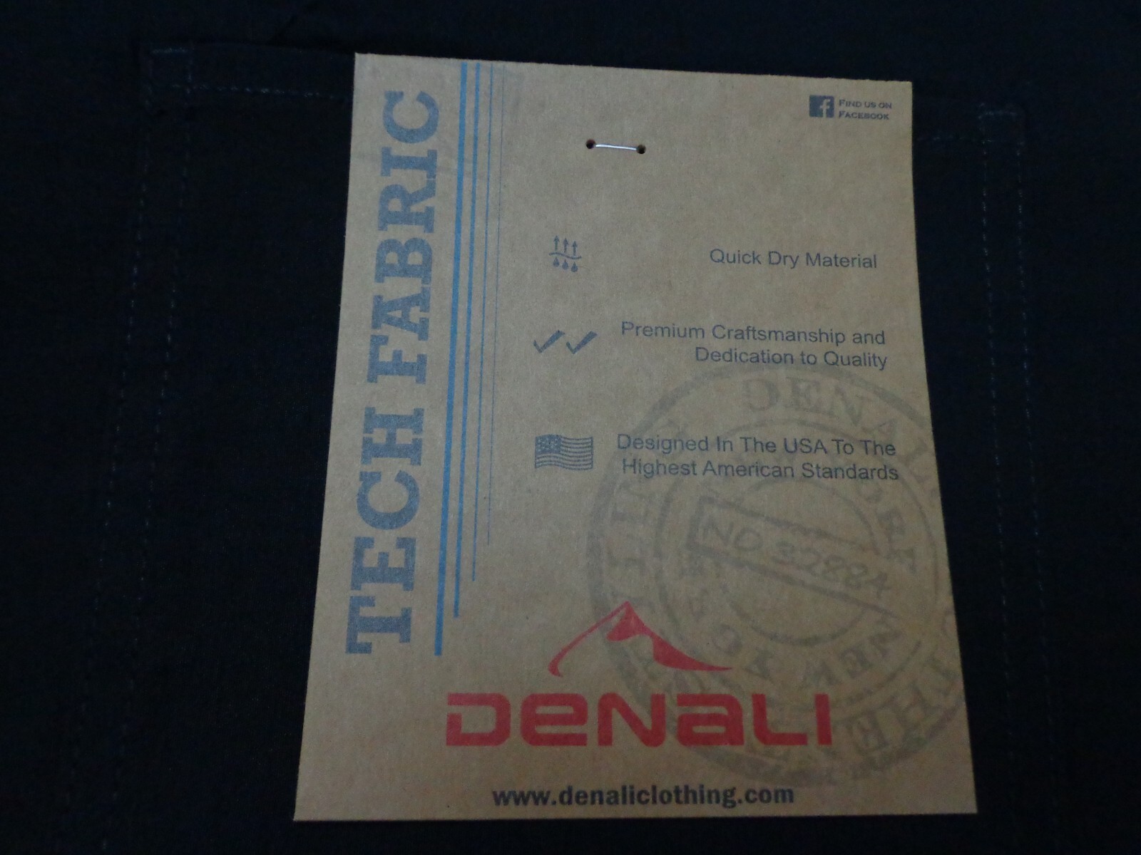 DENALI Black Tech Fabric Stretch Pants NWT 38/32 MSRP $54