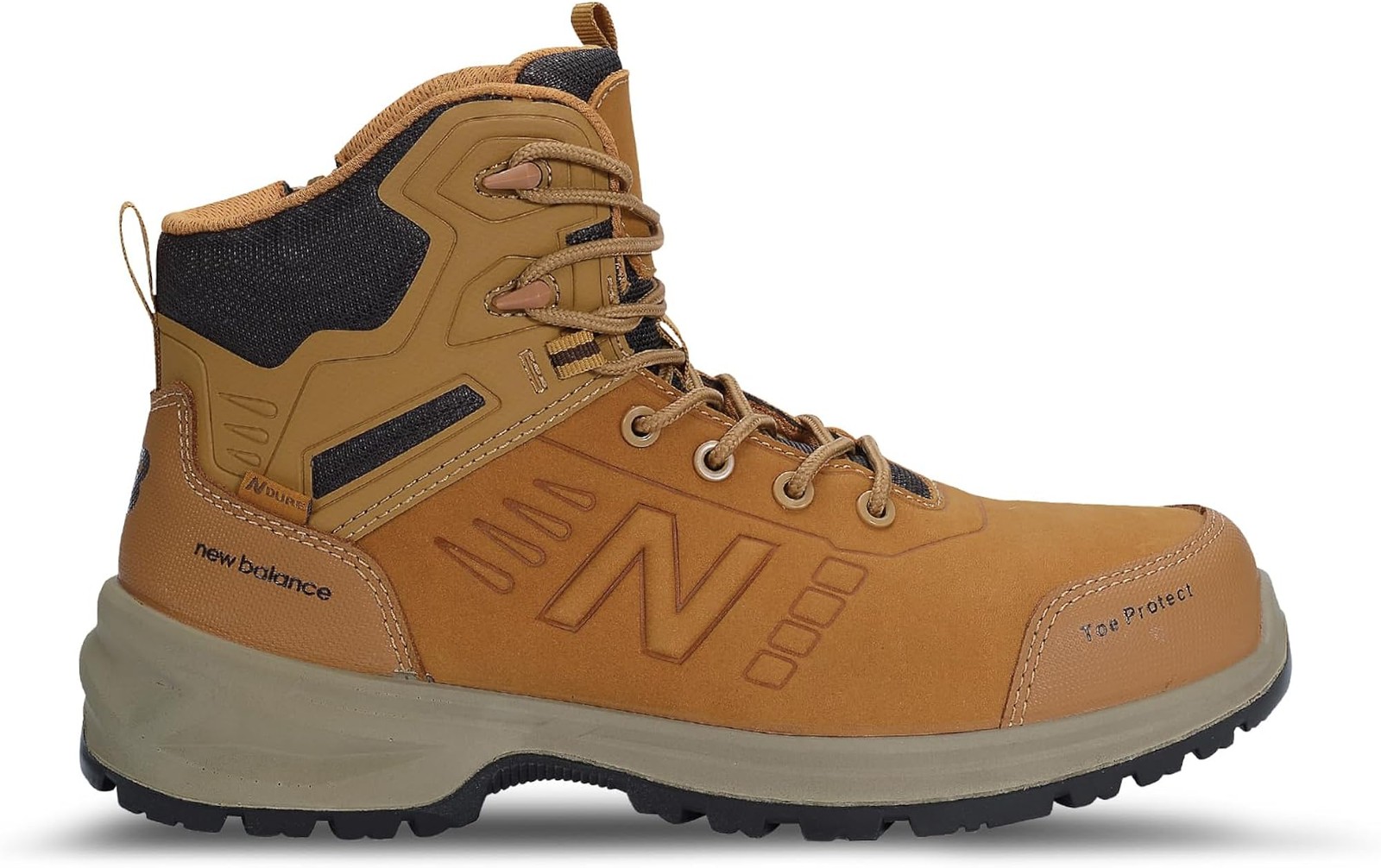 New Balance Men’s Composite Toe Calibre Industrial Boot, Wheat, 7.5 Wide – Wheat