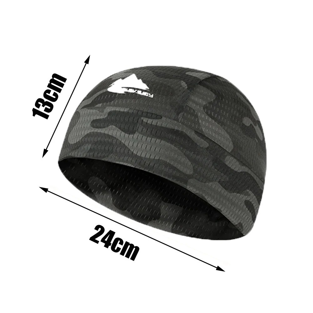 3 Pack Cooling Skull Cap Helmet Liner Sweat Wicking Cycling Running Hat for Men