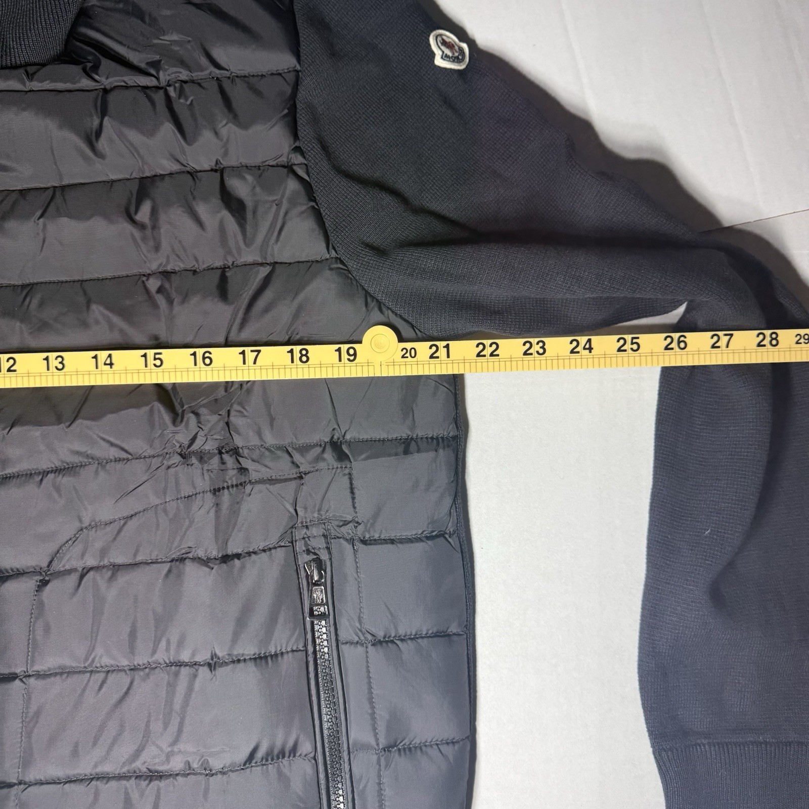 Moncler Padded Zip-Up Cardigan Size Large