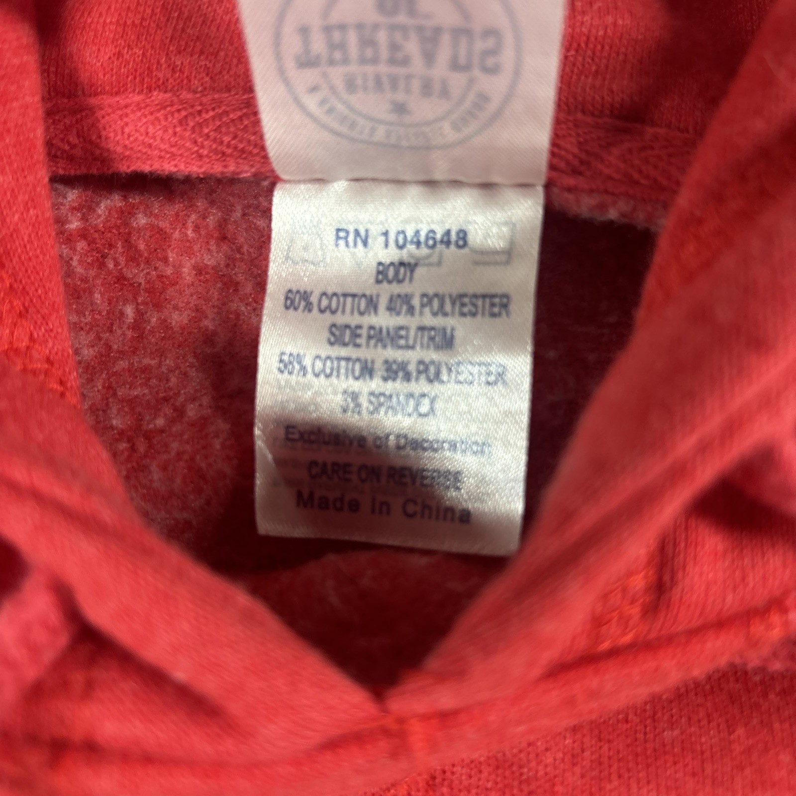 Rivalry Threads 91 Men’s Georgia Bulldogs Vintage-Style Hoodie Red Size XL