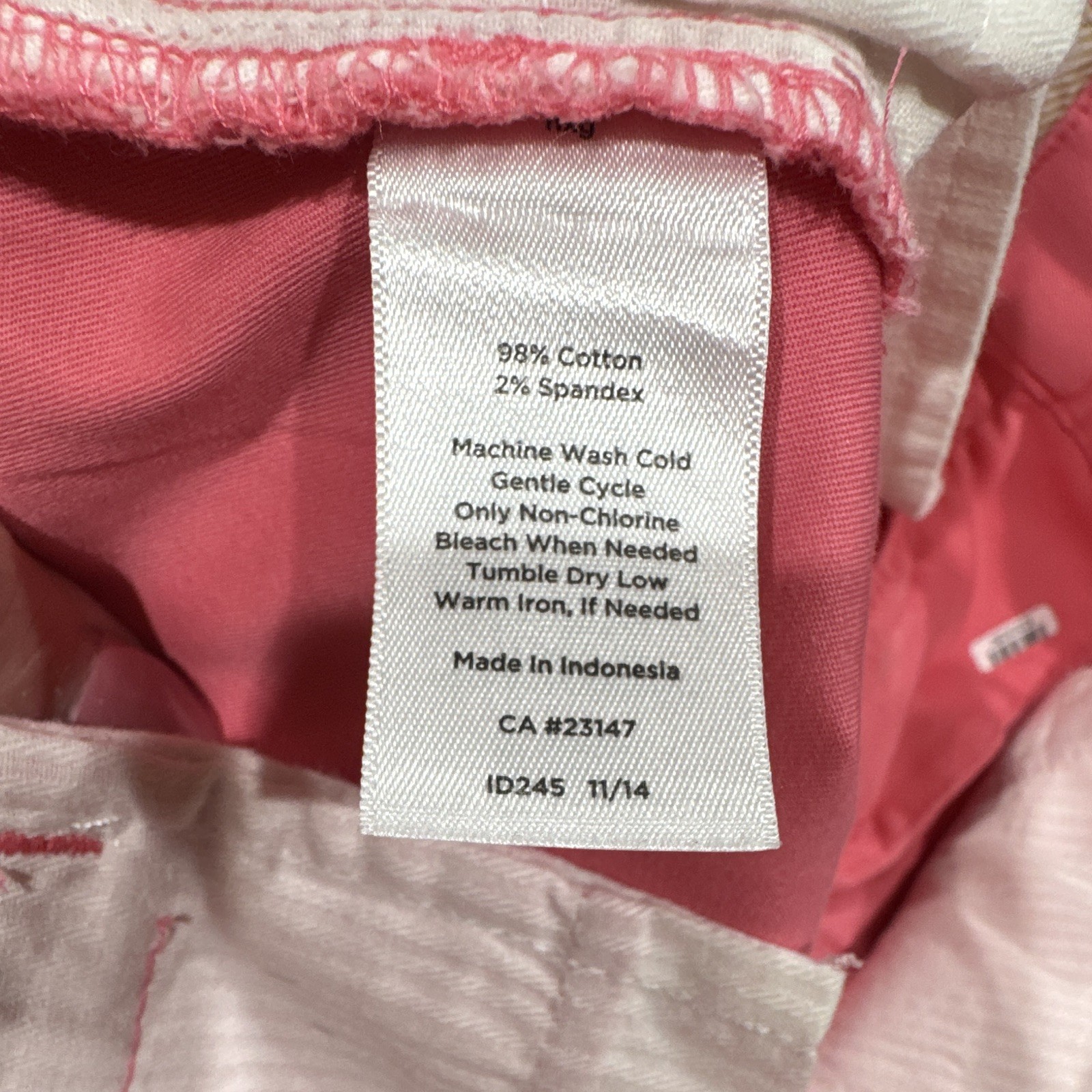 Cute Talbot’s Pink Capri Pants Size 4p