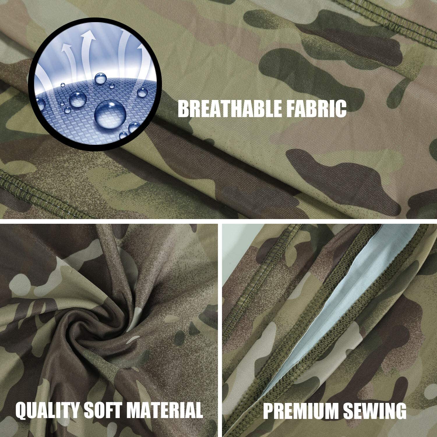Camo Neck Gaiter Mask Face Scarf Bandana Tube Cover Balaclava Headband Headwrap