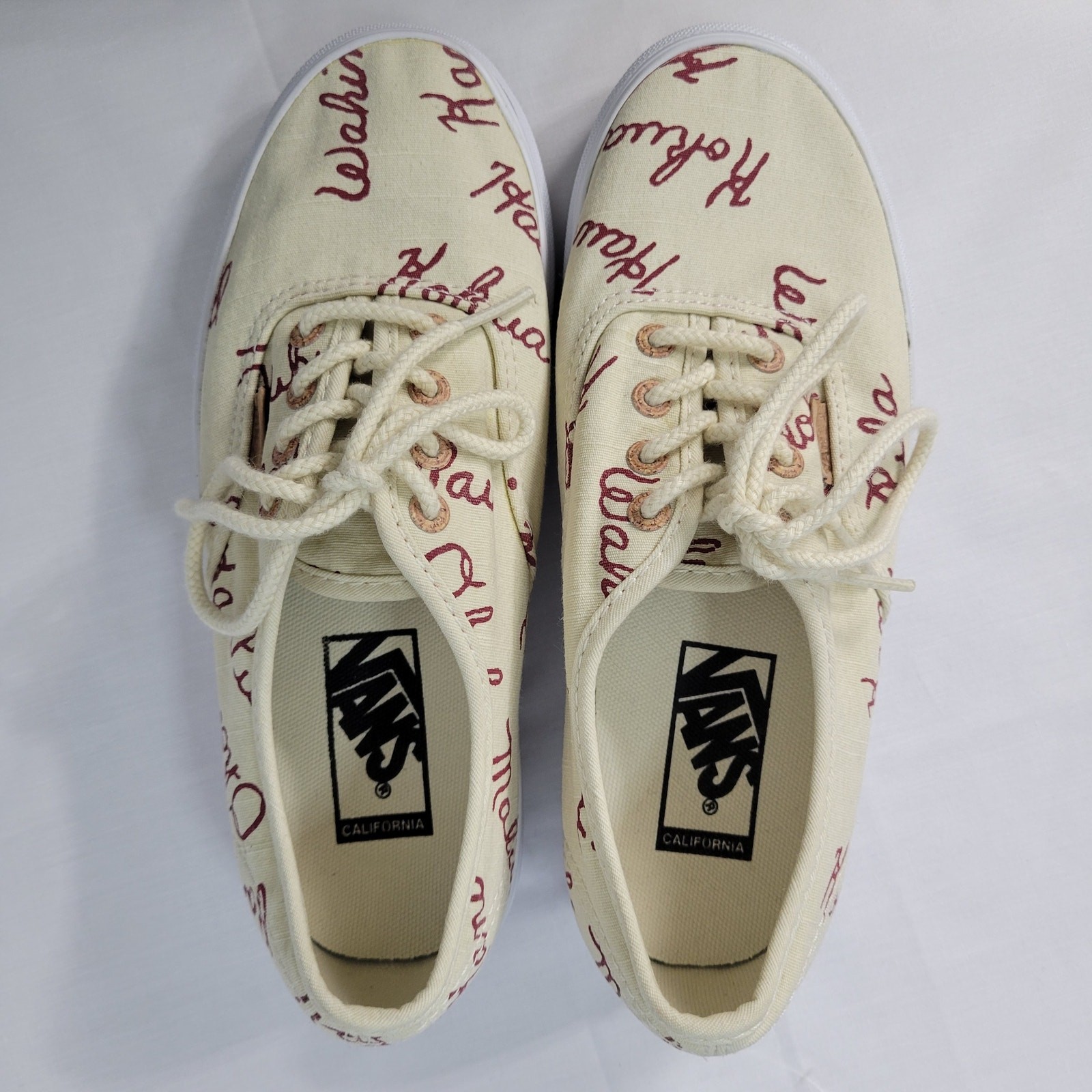 Vans Authentic CA “Islands” Sneakers in Bone White Unisex men’s 4.5 women’s 6