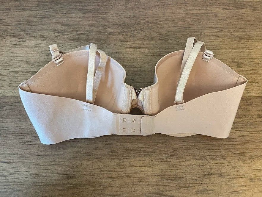 Victoria’s Secret VS Praline 32D Bare Sexy Illusions Uplift Padded Strapless Bra