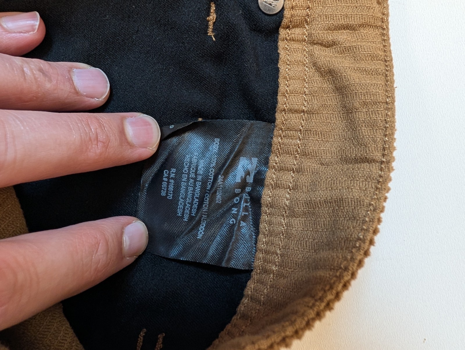BILLABONG – Vintage Style Men’s Corduroy Pants SIZE 33 ***NEW