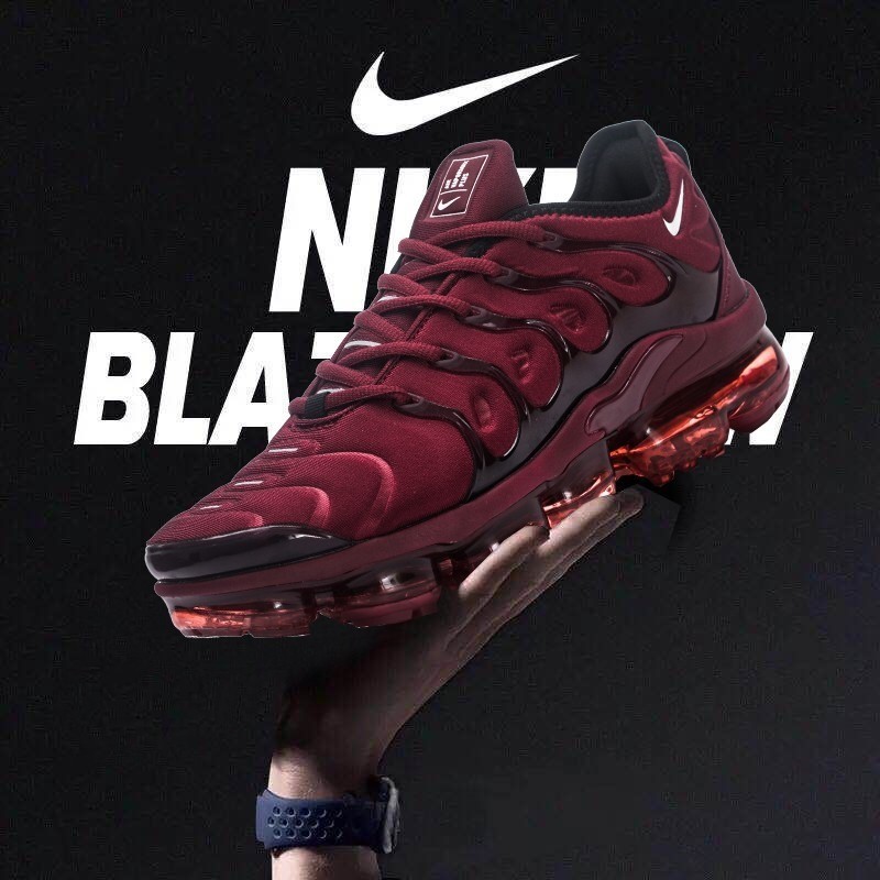 Nike Air VaporMax PLUS TN Ruby Red Men’s Size 7-13 Free Shipping
