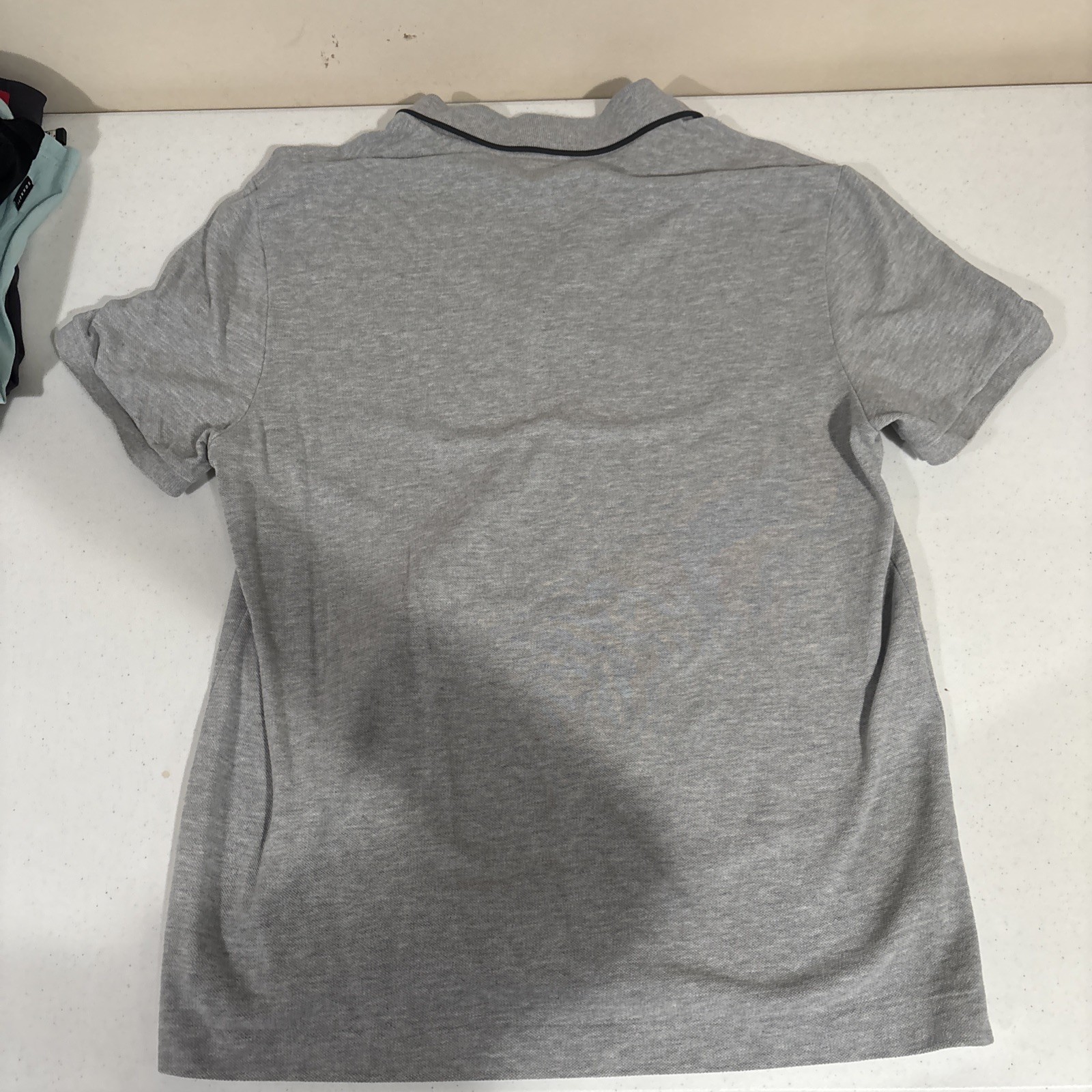 Lacoste Polo Shirt Men’s Size Medium (6) Classic Fit Light Gray Short Sleeve
