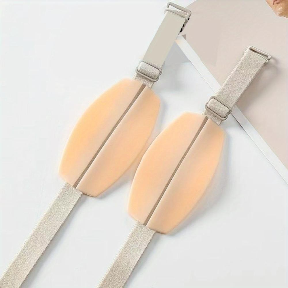 8 x Silicone Bra Strap Cushions Holder Women Shoulder Pads Push up Soft Adhesive
