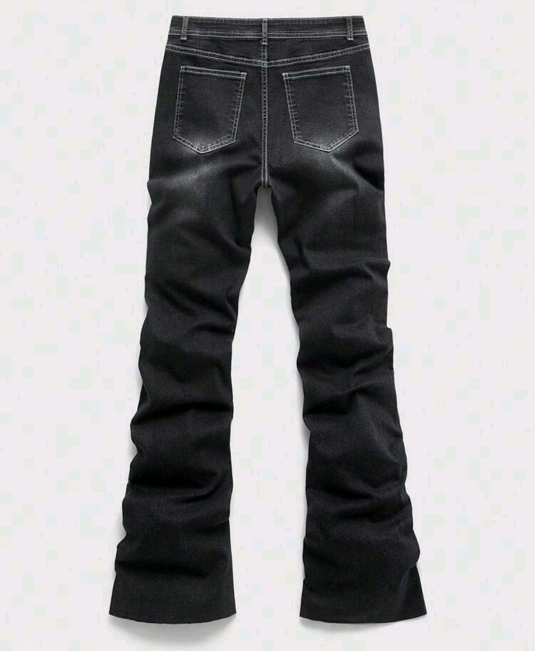New Men Luxury Jeans Diamond Stars Rhinestones Black Denim Trousers High Quality