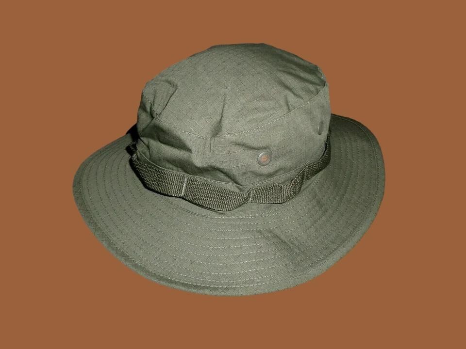 OD GREEN VIETNAM MILITARY TYPE II JUNGLE BOONIE HAT REPRODUCTION X-LARGE 7 3/4