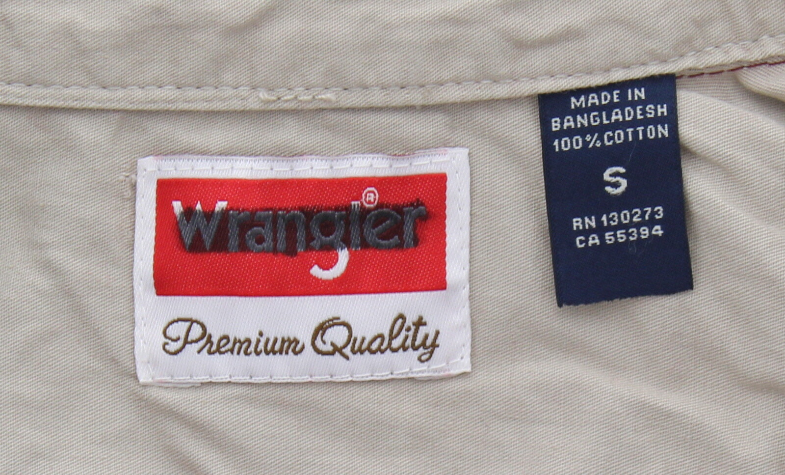 Wrangler Premium Men’s Shirt Casual Long Sleeve Button Down 2 Pocket