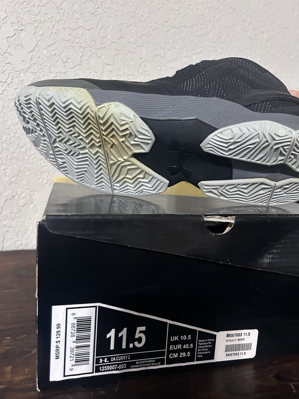 Size 11.5 – Under Armour Curry 2 Professional