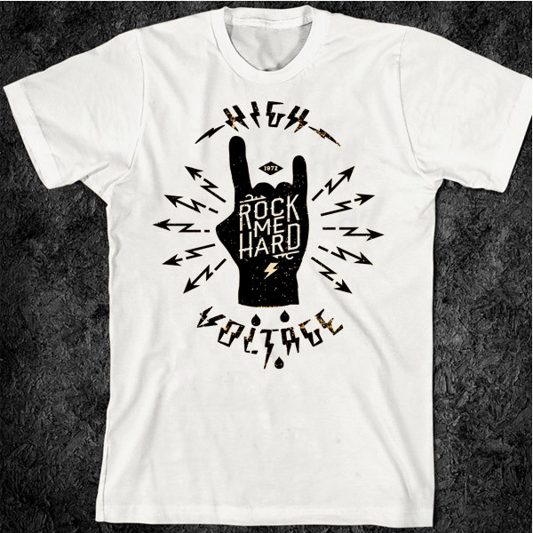 Rock T-Shirt Heavy Metal Punk Moto Racing Biker Motorcycle Car Racing Quote