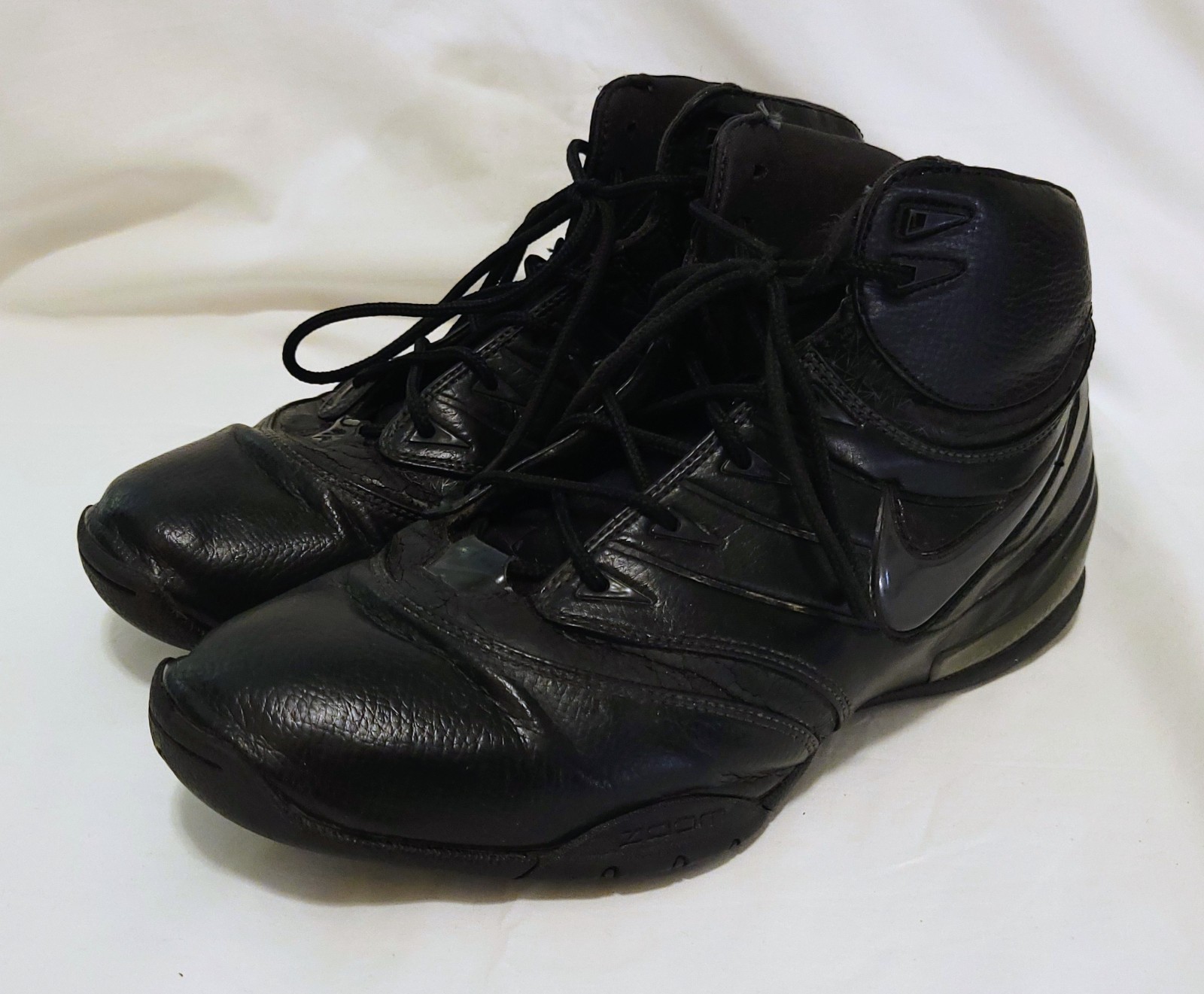 Nike Uptempo Quix 2008 Black Men’s Size 10.5 333389-001 Basketball Shoes Rare