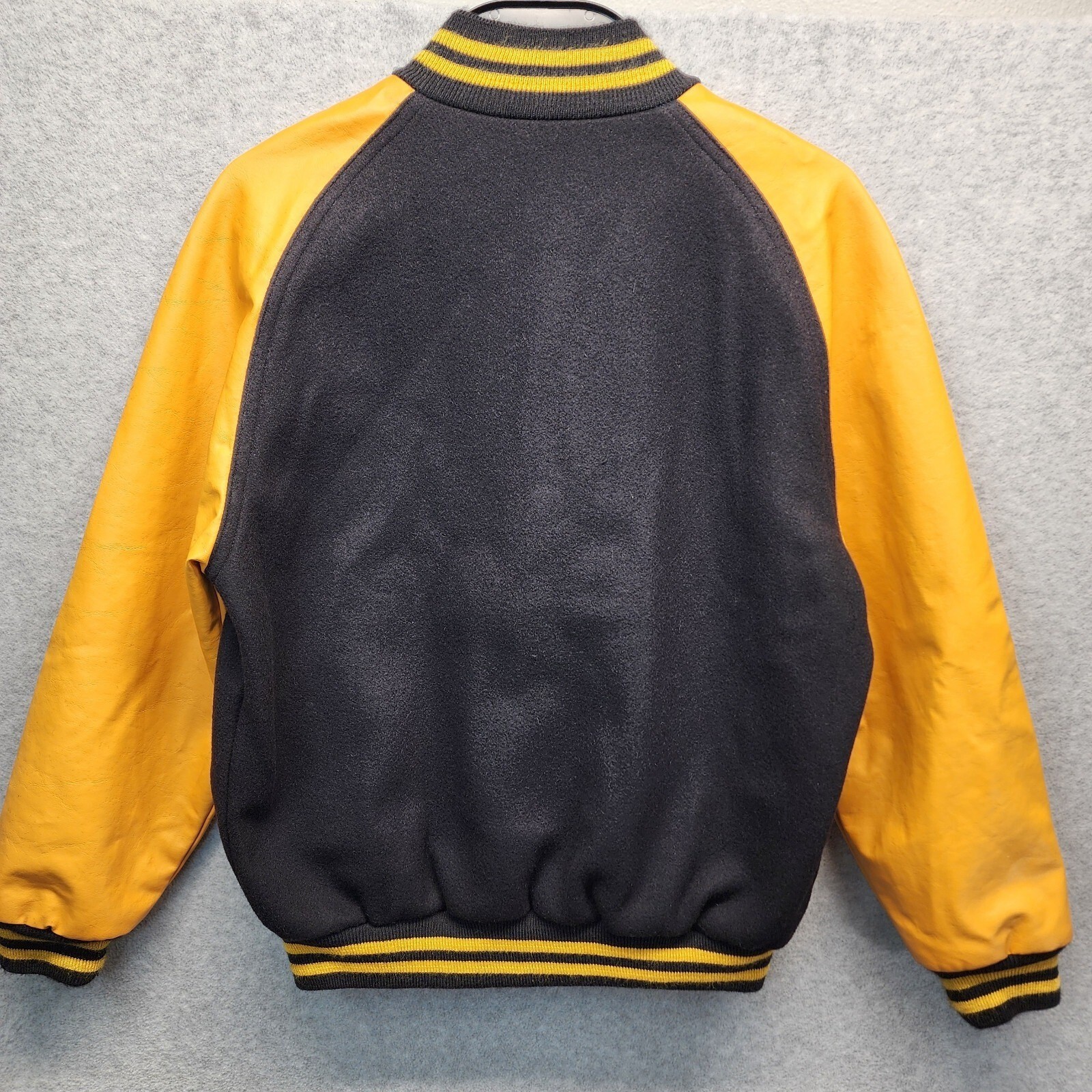 Matts Jackets Letterman Varsity Jacket Wool Body Naugalite Sleeves Vintage USA