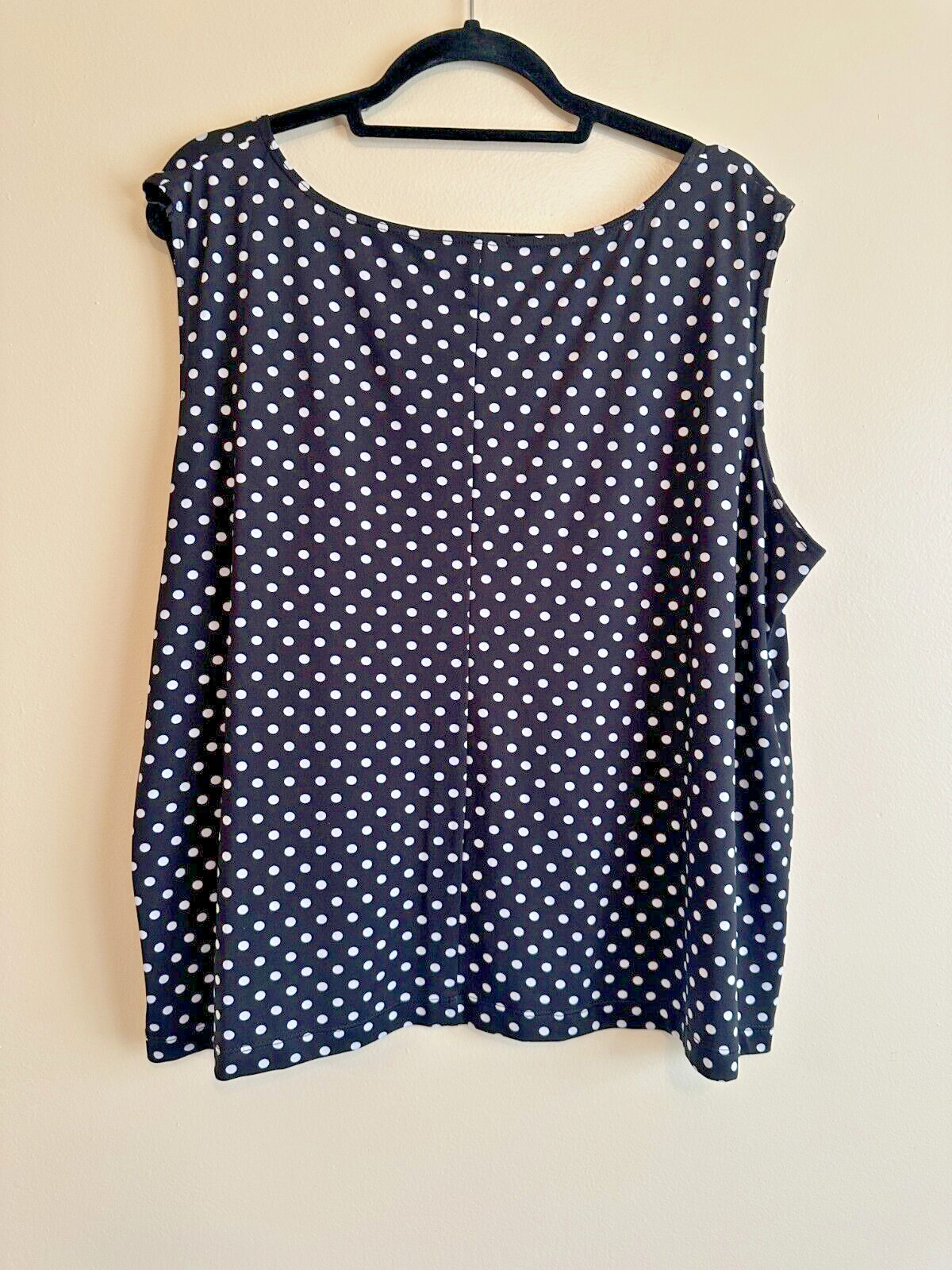 Vikki Vi Silky Jersey Tank Sleeveless Shirt Top Shell Women’s Plus 2X USA