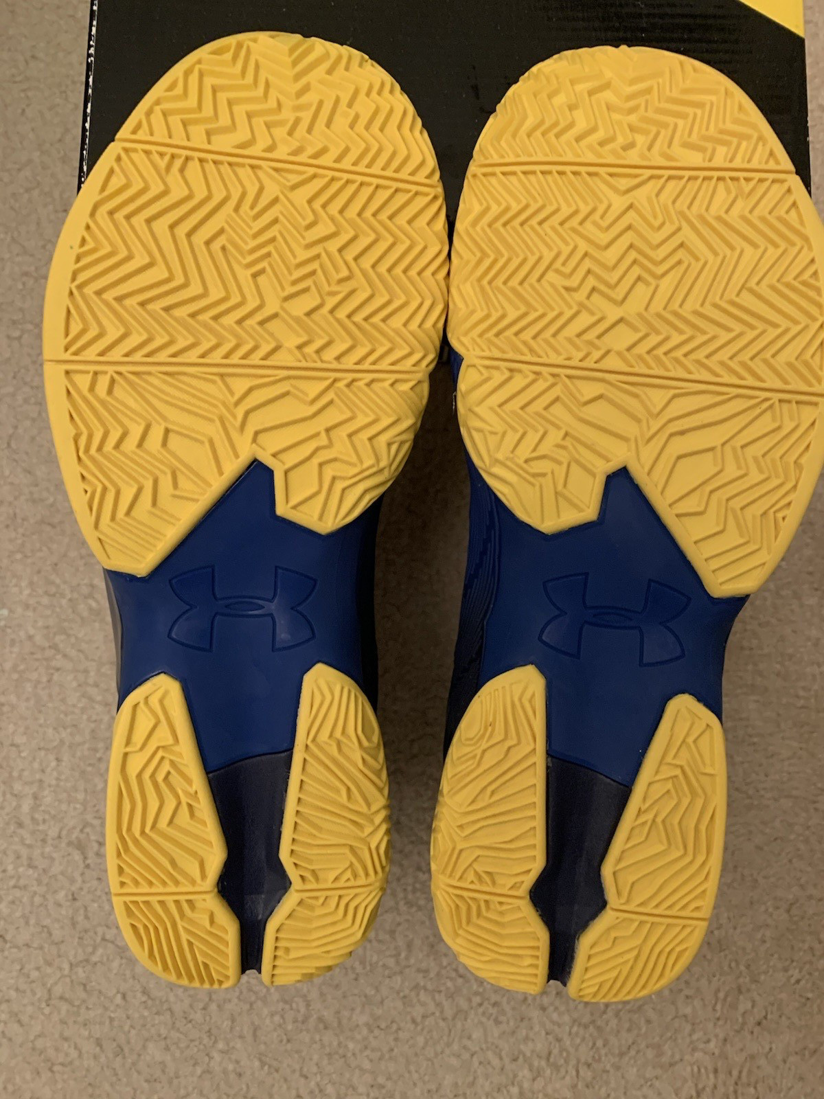 Under Armour Curry 2 Dub Nation Away Blue 10.5 Brand New DS