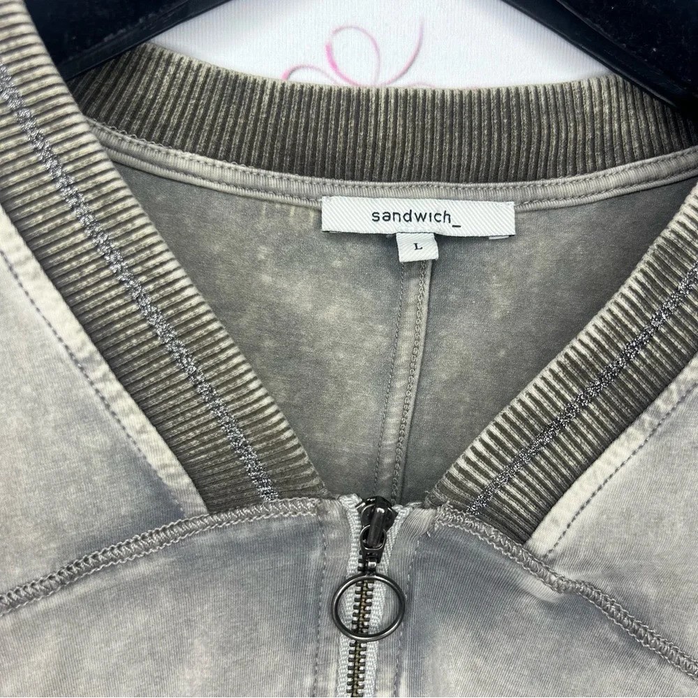Sandwhich_ cardigan sparkly distressed soft sweater glitter beige taupe cream