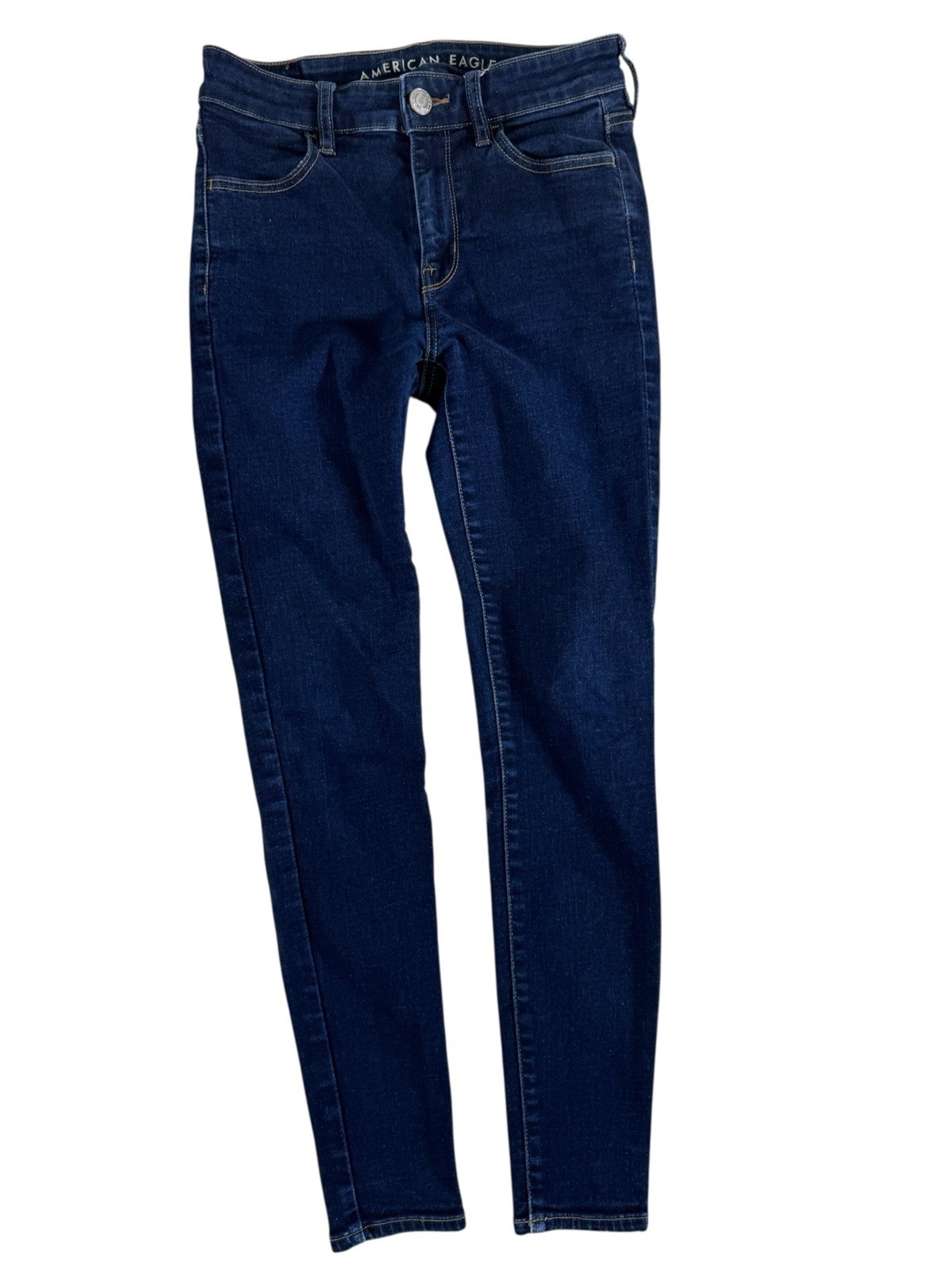 American Eagle Blue Dark Wash Hi-Rise Jegging Denim Jeans Women’s Size 4R