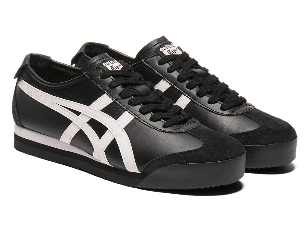 Onitsuka Tiger Mexico 66 PF 1183C621-001 Black White Shoes Brand New With Box