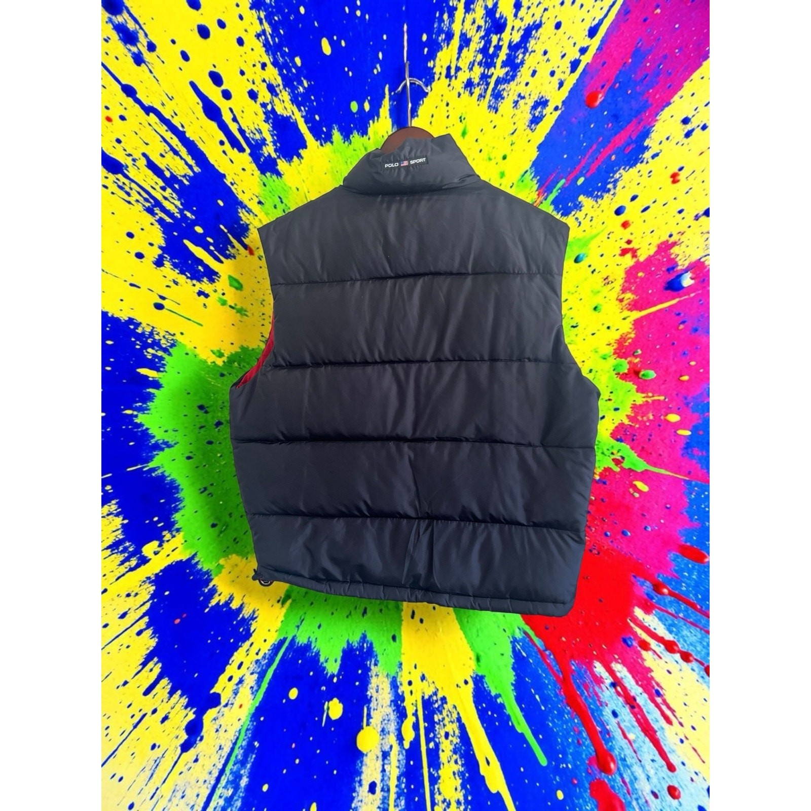 Polo Sport Black Puffer Vest