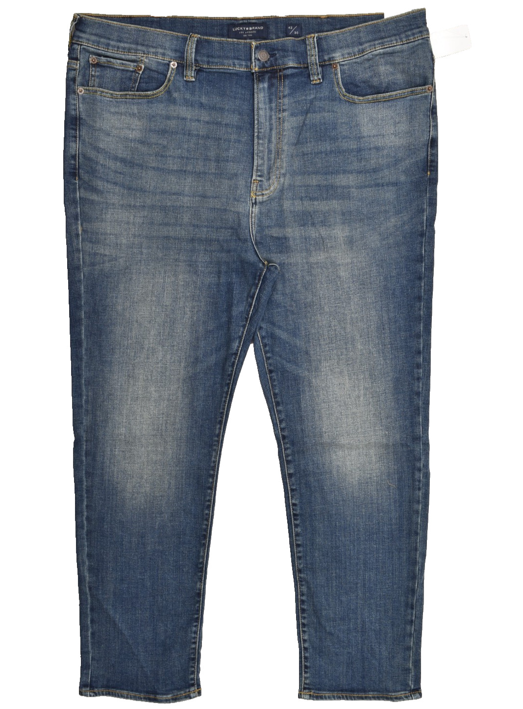 Lucky Brand Men’s Athletic Taper Cool Max Denim Jeans Blue Cotton 42×30 NEW