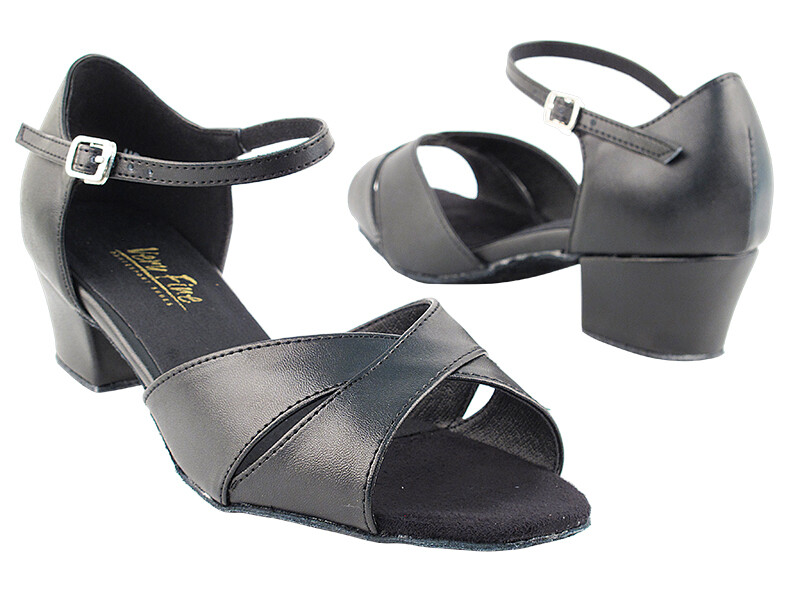 Women’s West Coast Swing Salsa Ballroom Dance Shoes low Heel 1.5 Very Fine 803
