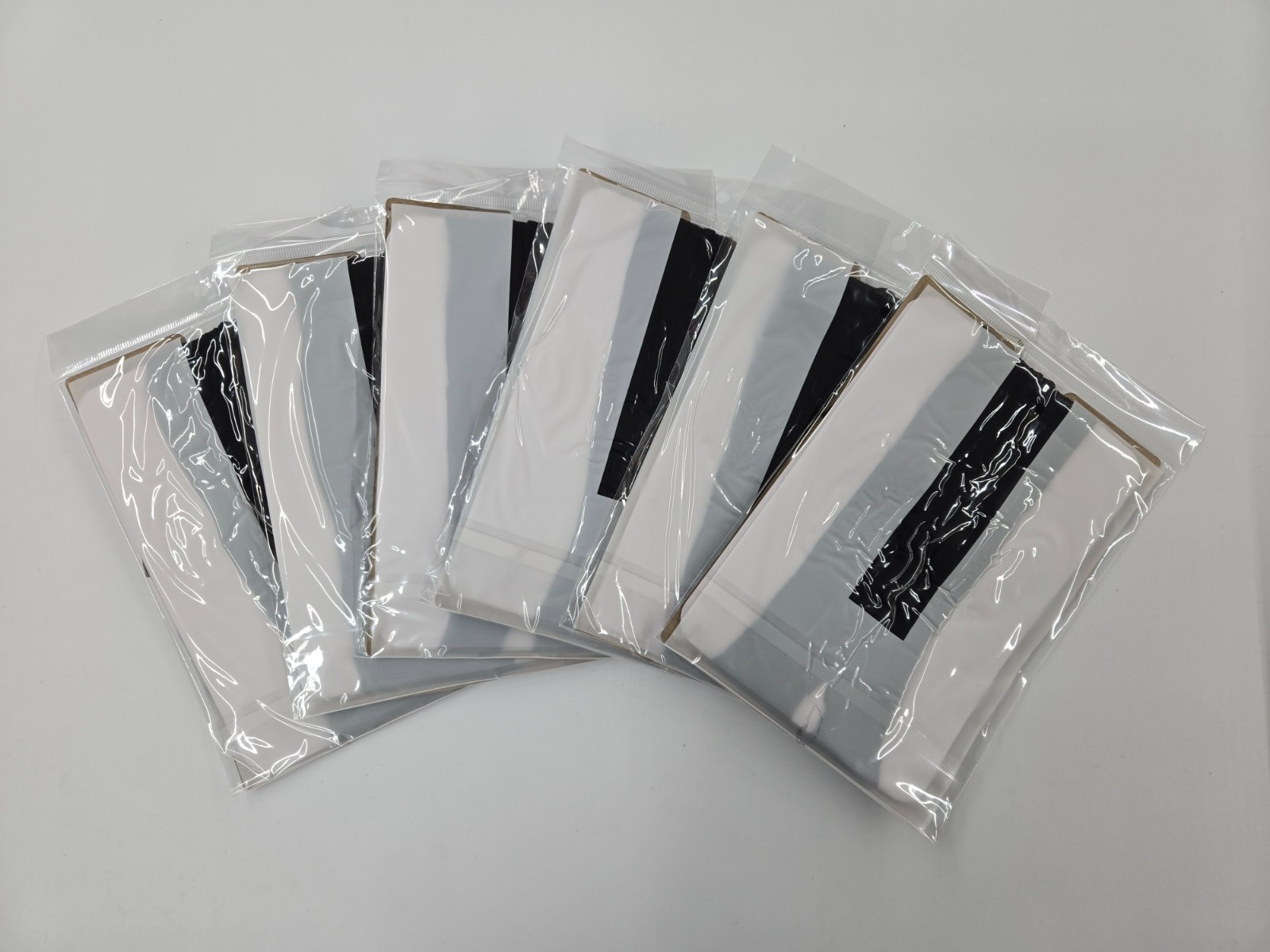 6 Packs Ultra Sheer Pantyhose 100% Nylon Stocking Queen Size Jet Black