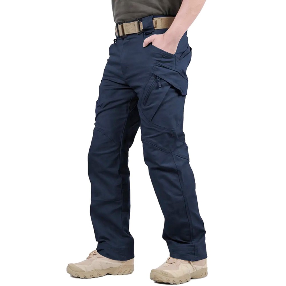 Men’s Cargo Combat Pants 6 pocket Tactical Waterproof Workwear full Trousers