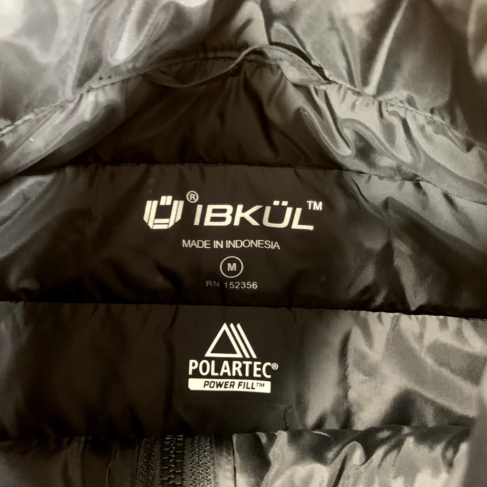Ibkul Puffer Vest Womens Size Medium Black Polartec Quilted Jacket