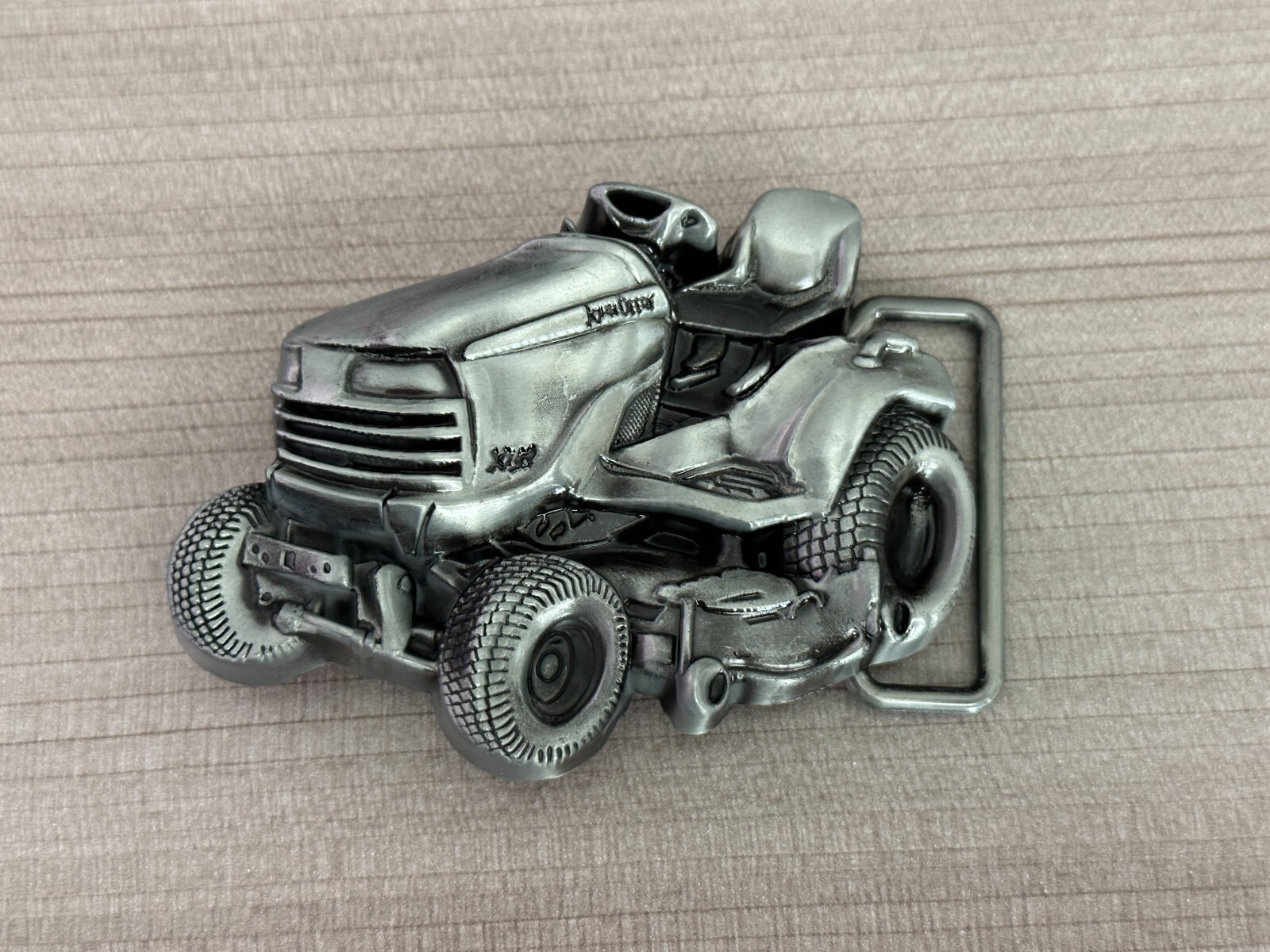 Lawn Tractor Silver Belt Buckle 3.25″ x 2.25″