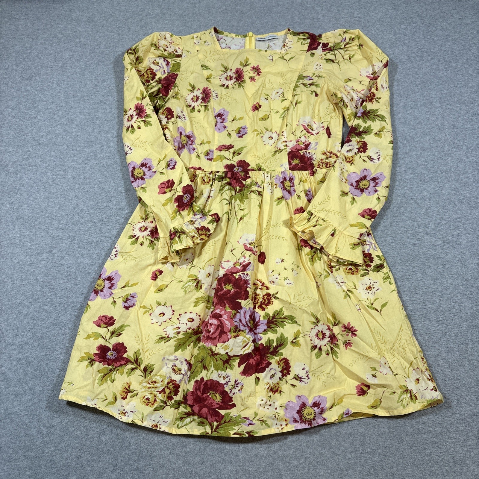 Batsheva x Laura Ashley Sz 4 Square Neck Mini Prairie Dress Arundel Floral