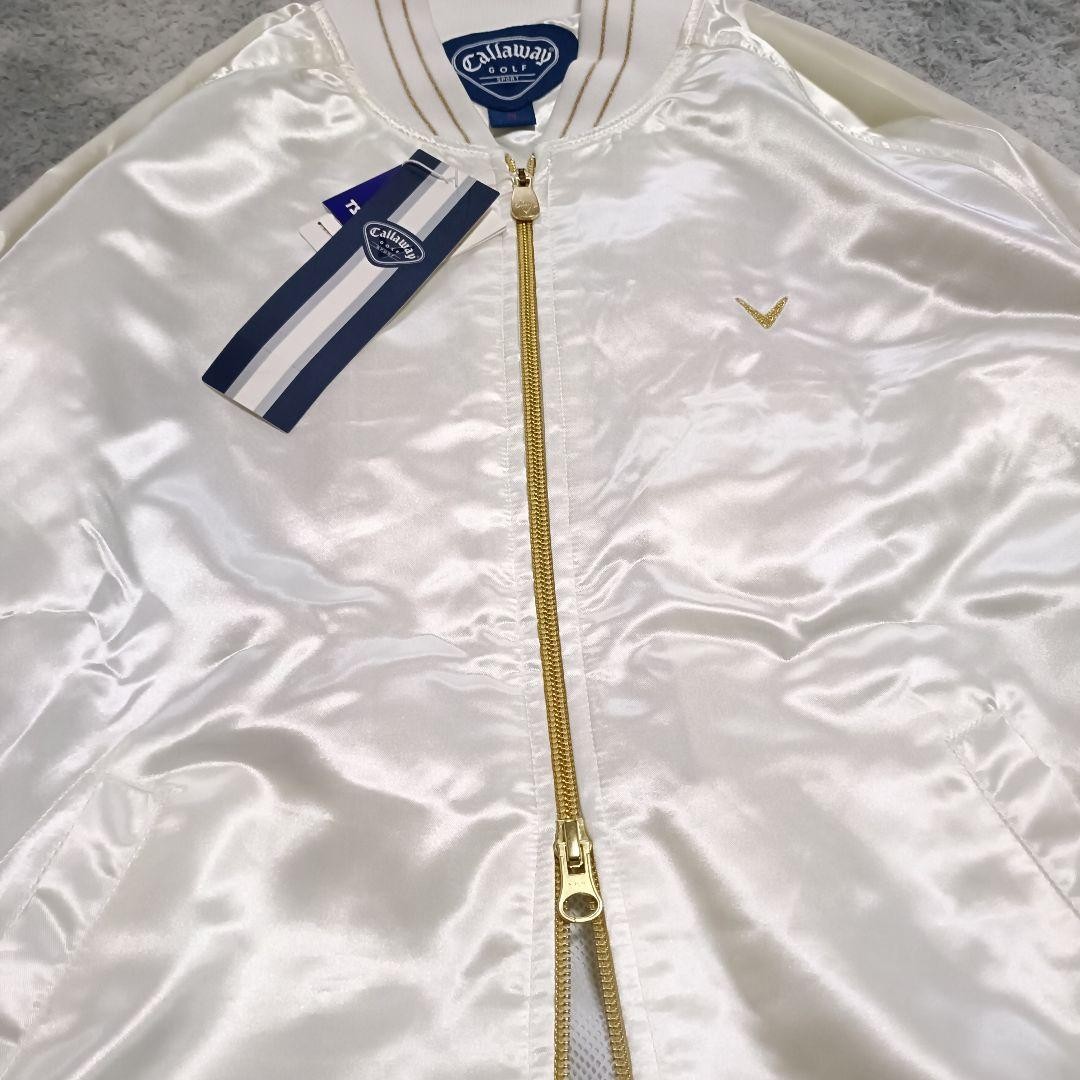 M Size Stadium Jacket Golf Blouson Y2K Shiny Sukajan