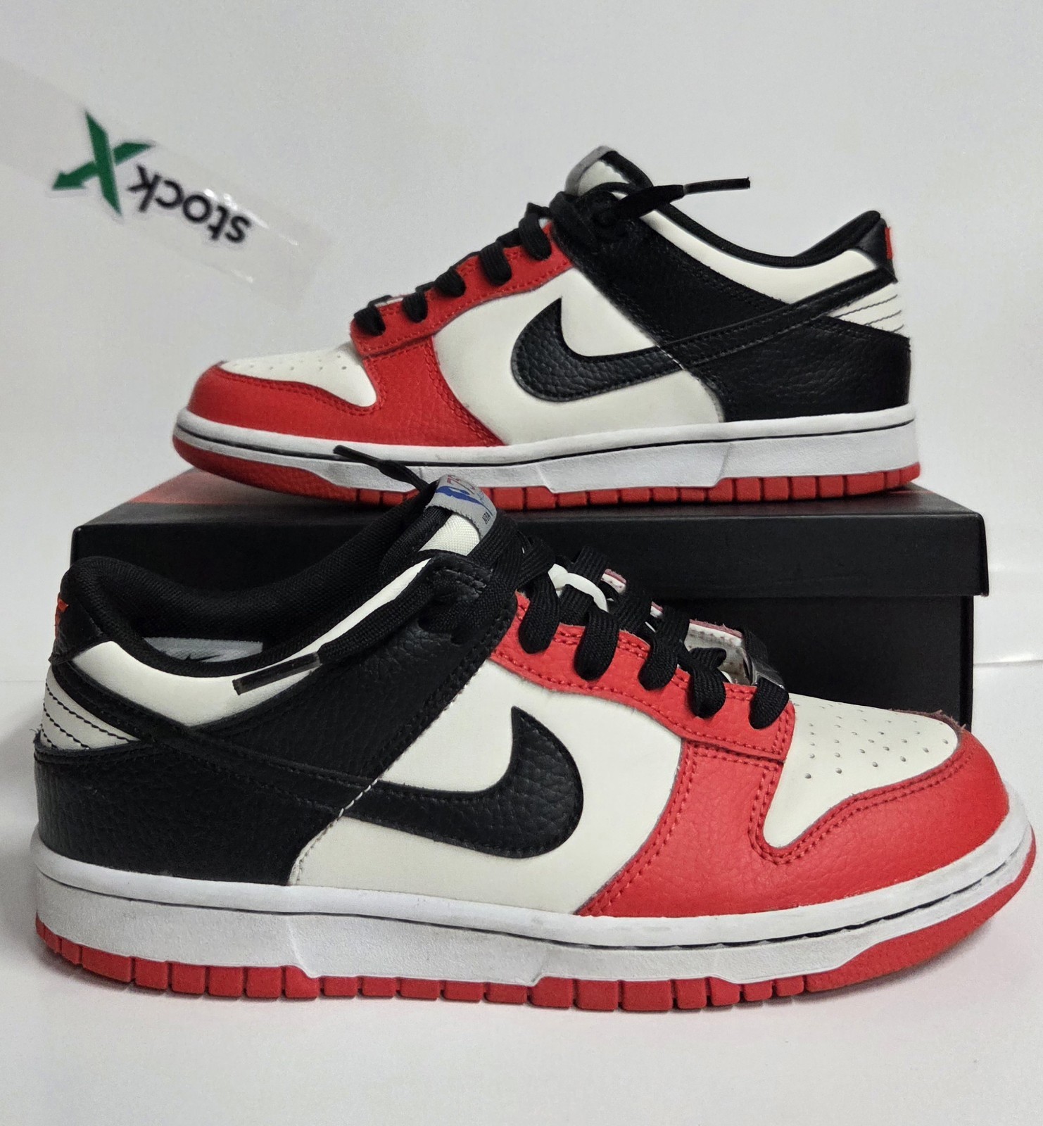 Nike Dunk Low EMB x NBA 75th Anniversary Chicago GS – Size 6.5 Y Or 8 Women’s