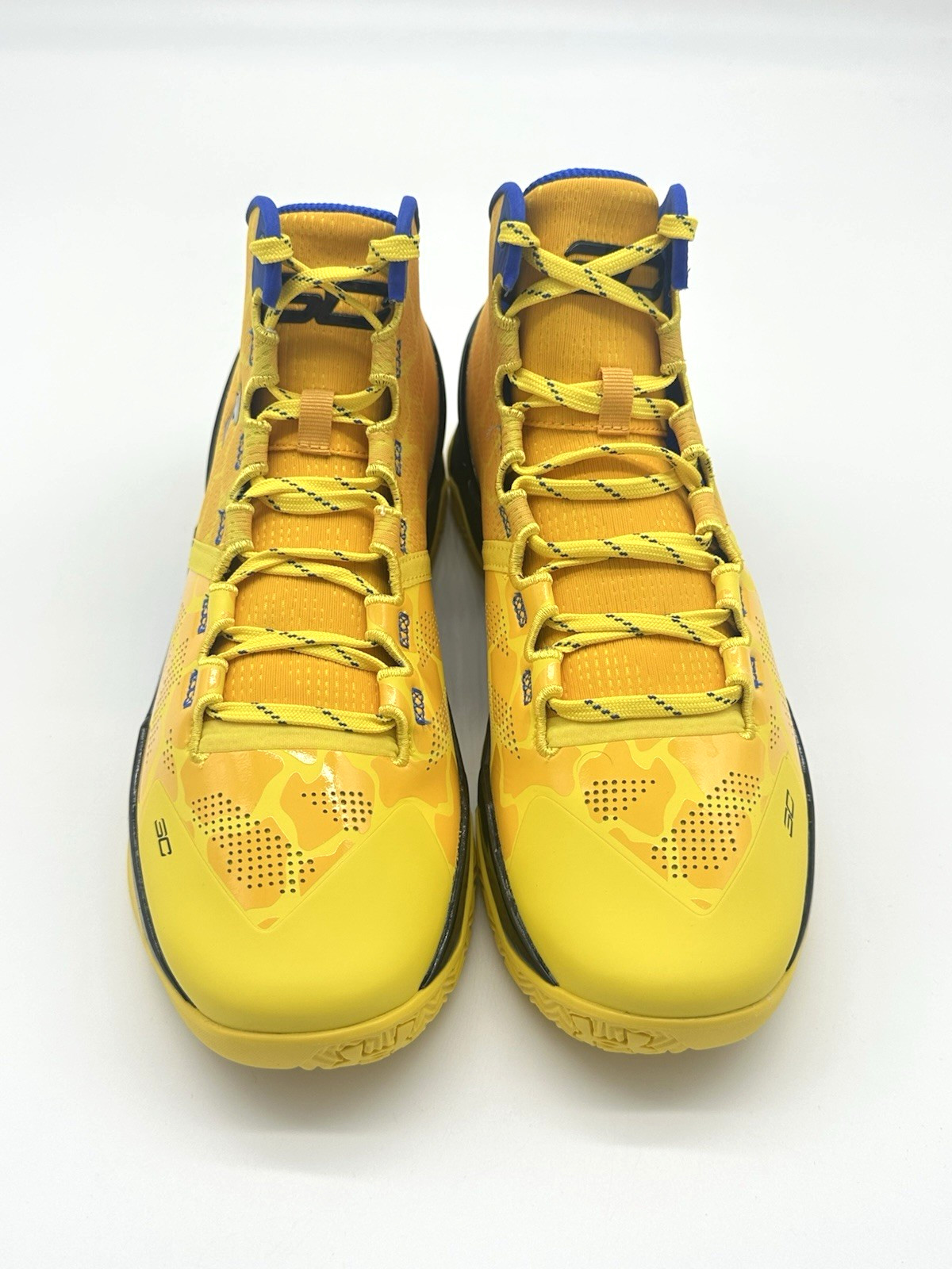 Under Armour Curry 2 Men’s Size 9.5 Double Bang Basketball Shoe Gold 3026281-700