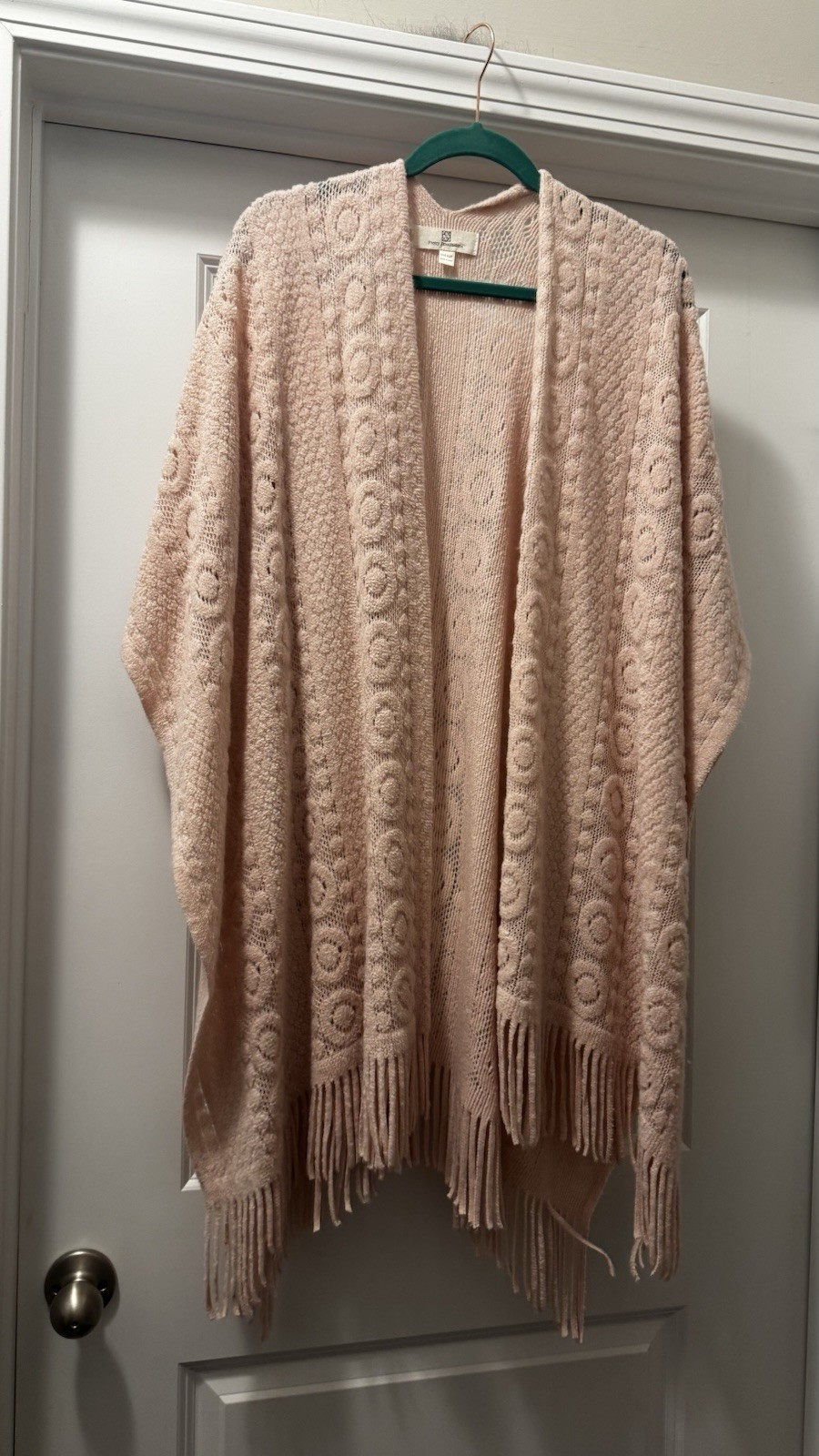 Pretty Persuasions Women’s Knit Cardigan Poncho One Size