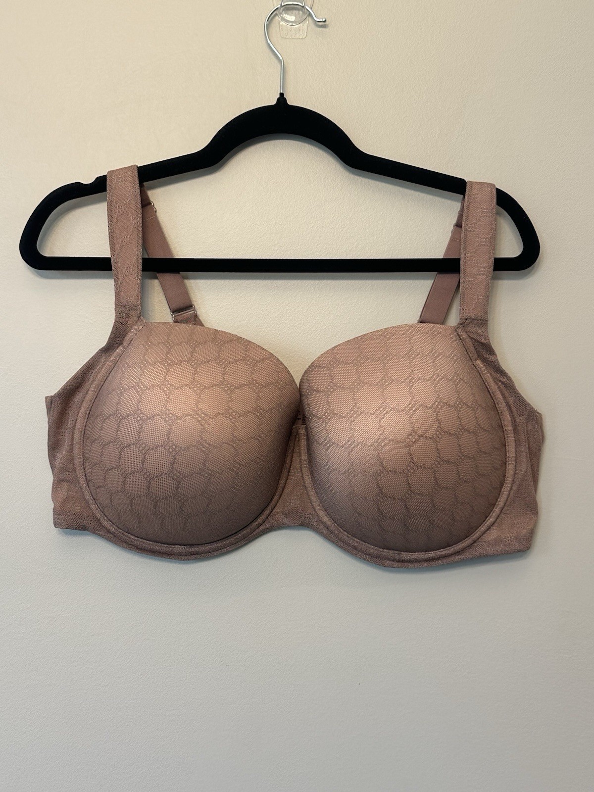 Soma Stunning Support Geo Lace Full Coverage Mauve 42G