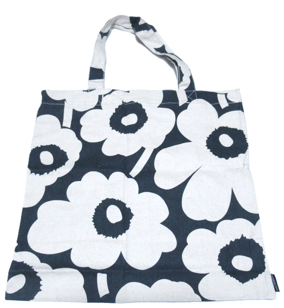 Marimekko Tote Bag Natural Dark Green Finland Nordic Goods Cotton Linen Eco Bag