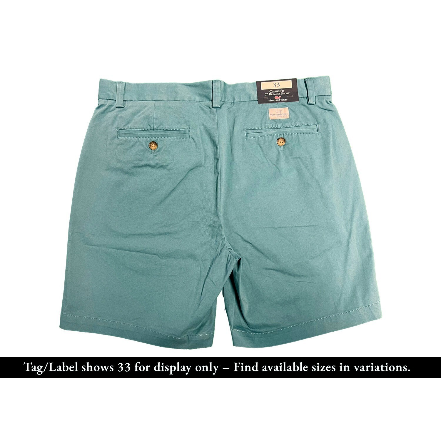 Vineyard Vines Men’s Short 7inch Stretch Breaker Solid Shorts (S03)