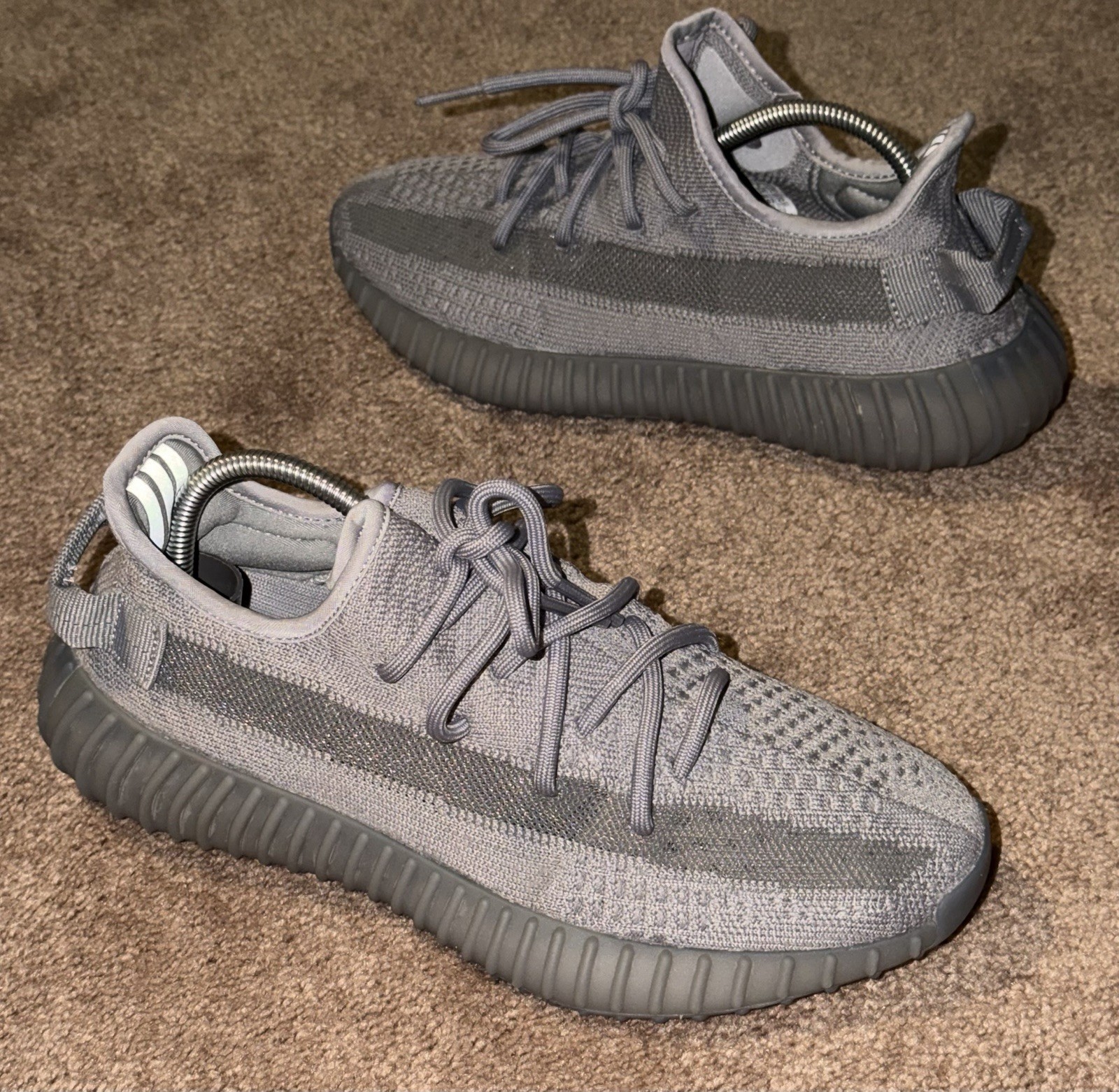adidas Yeezy Boost 350 V2 Steel Grey IF3219 Primeknit Sneaker 2024 Men’s 6.5